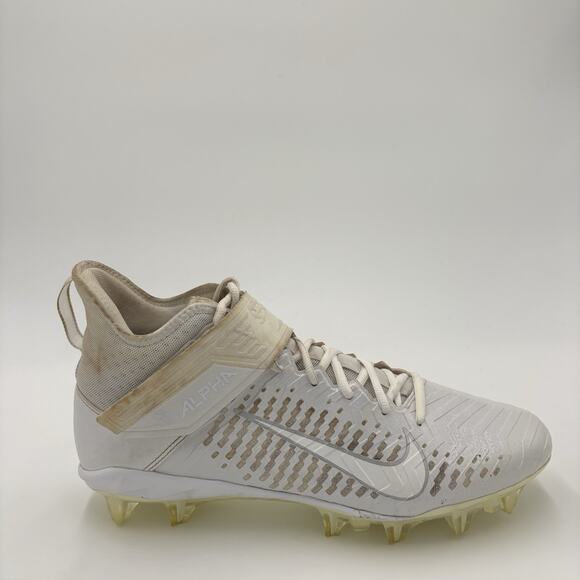 Size 11 - Nike Alpha Menace Pro 2 Mid White Chrome - Picture 1 of 15